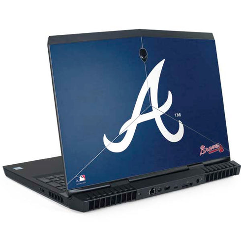 MLB Atlanta Braves - Solid Distressed Dell Alienware Skin